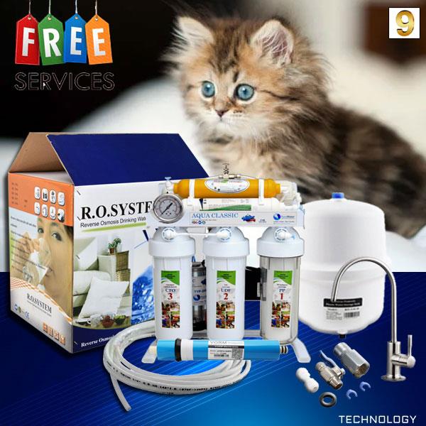 تصفیه آب خانگی 5 فیلتر آکوا کلاسیک